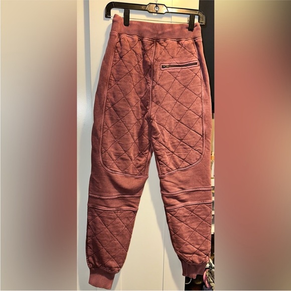 FP Movement by Free People Quilted Joggers - Dusty Rose - Picture 2 of 4